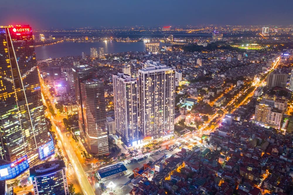 Vinhomes Metropolis Liễu Giai - Khu căn hộ siêu cao cấp giữa trung tâm hành chính Ba Đình phối cảnh tổng thể