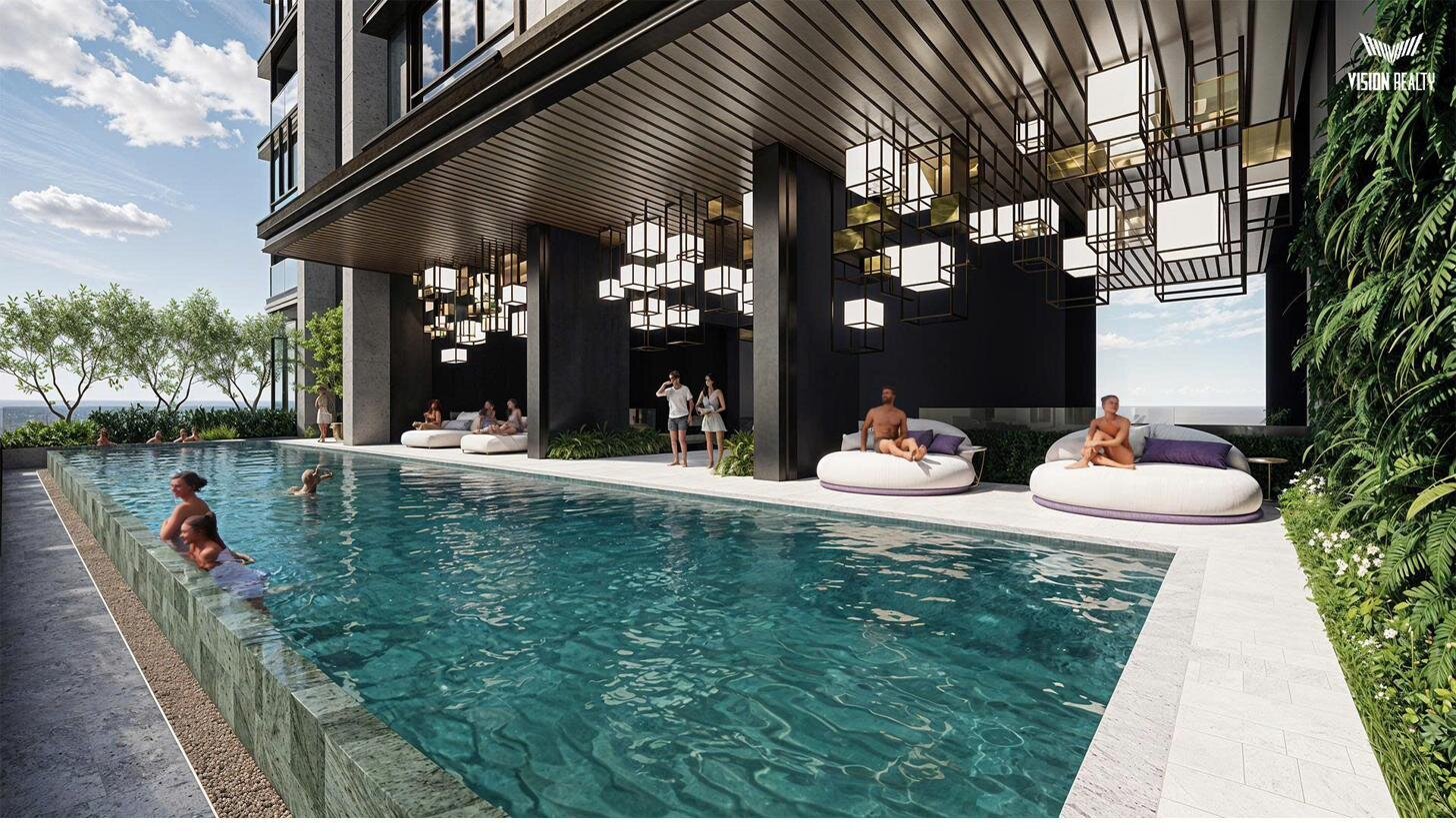 Resort-Style Outdoor Pool The Magnolia Long Biên