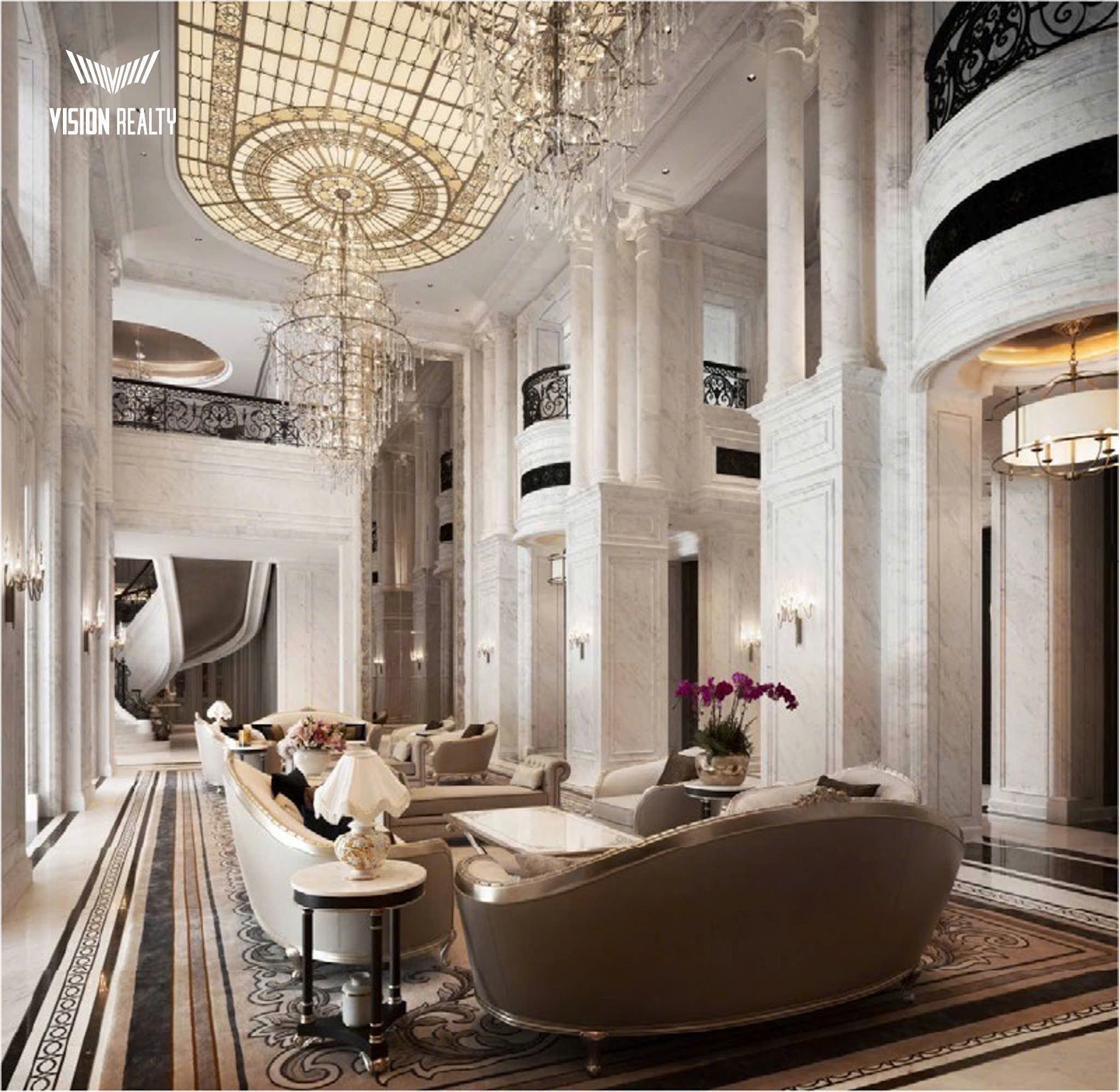 Lobby phong cách Lotte Hotel Westlake