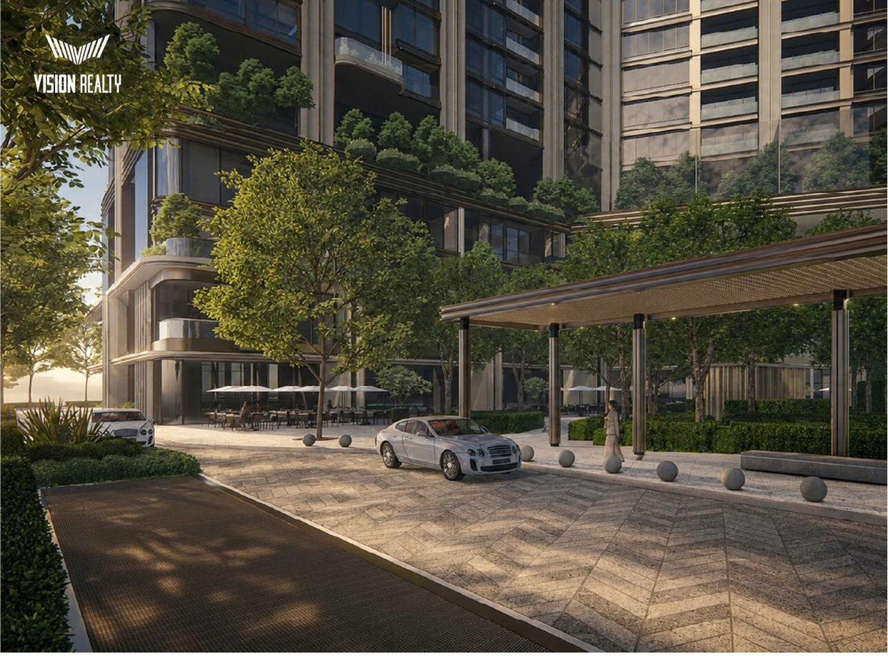 The Magnolia Long Biên - Lối drop-off canopy ban ngày