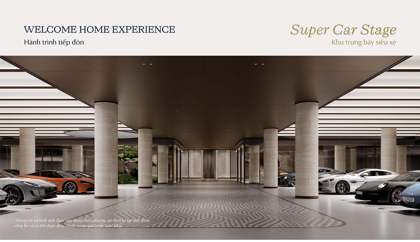Super Car Stage - Sân khấu xe thể thao tại tầng hầm The Magnolia Long Biên