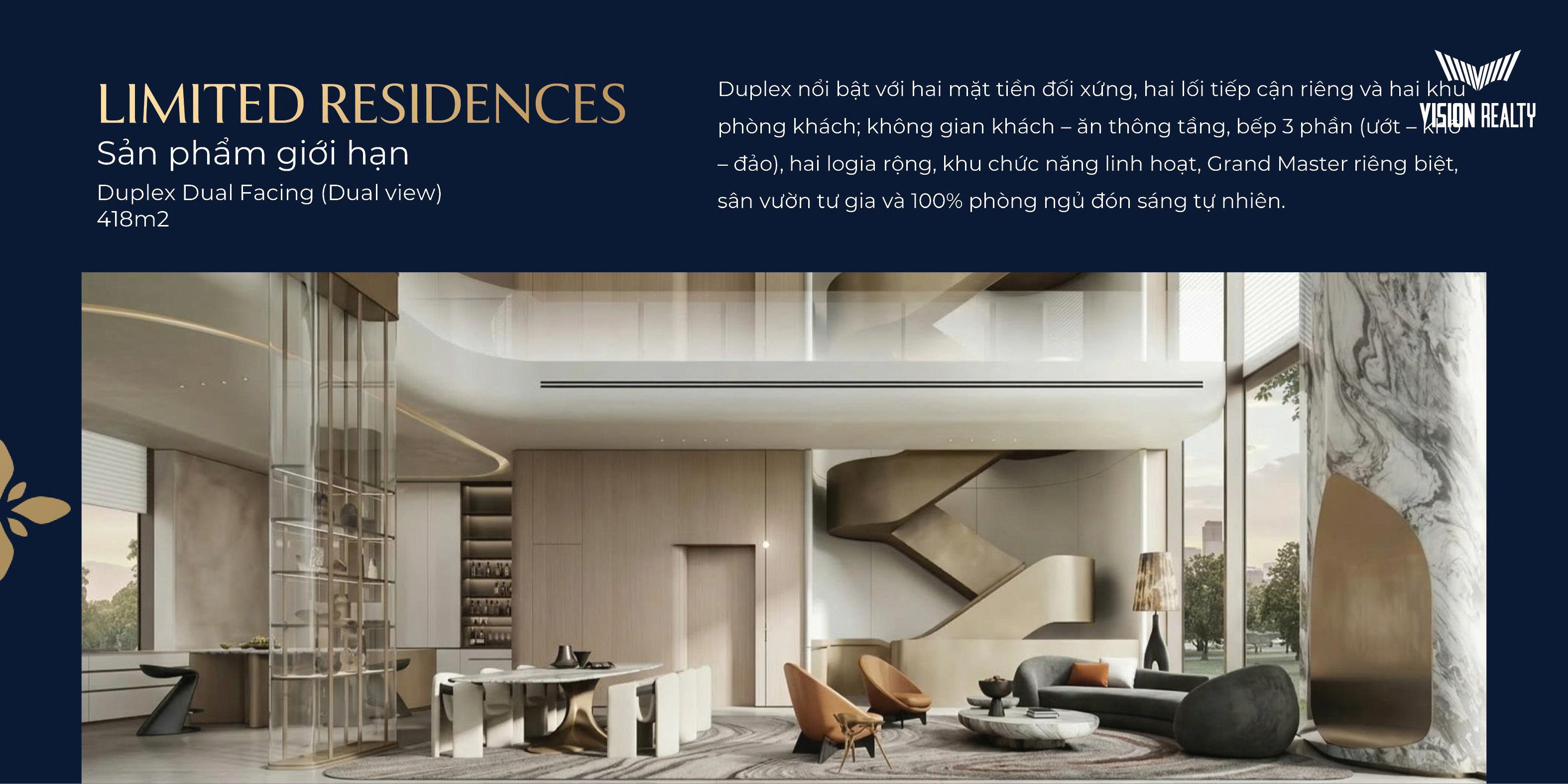 Limited Residences Duplex Dual Facing 418m²