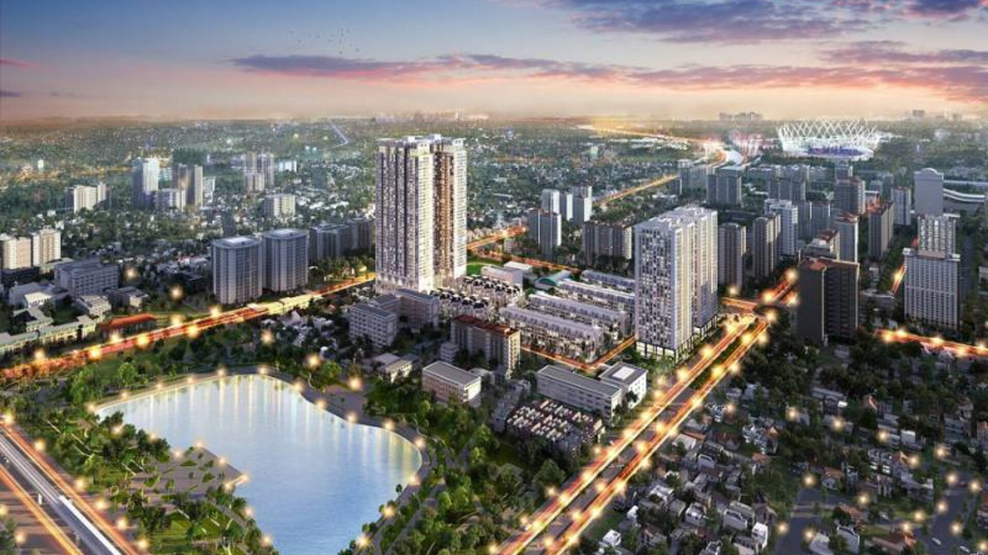 The Nelson Private Residences - Khu căn hộ riêng tư mật độ thấp tại 29 Láng Hạ phối cảnh tổng thể